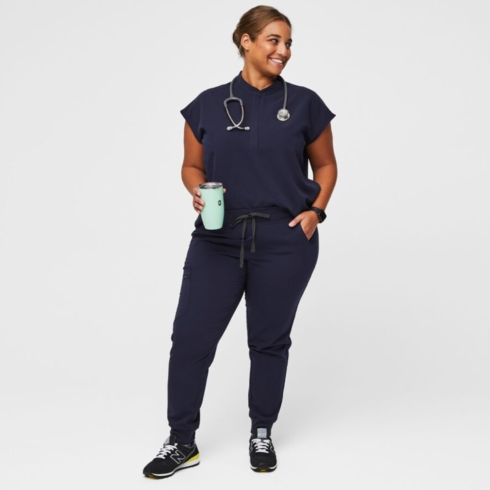 FIGS Zamora Jogger XXL Petite Navy Scrub Pants